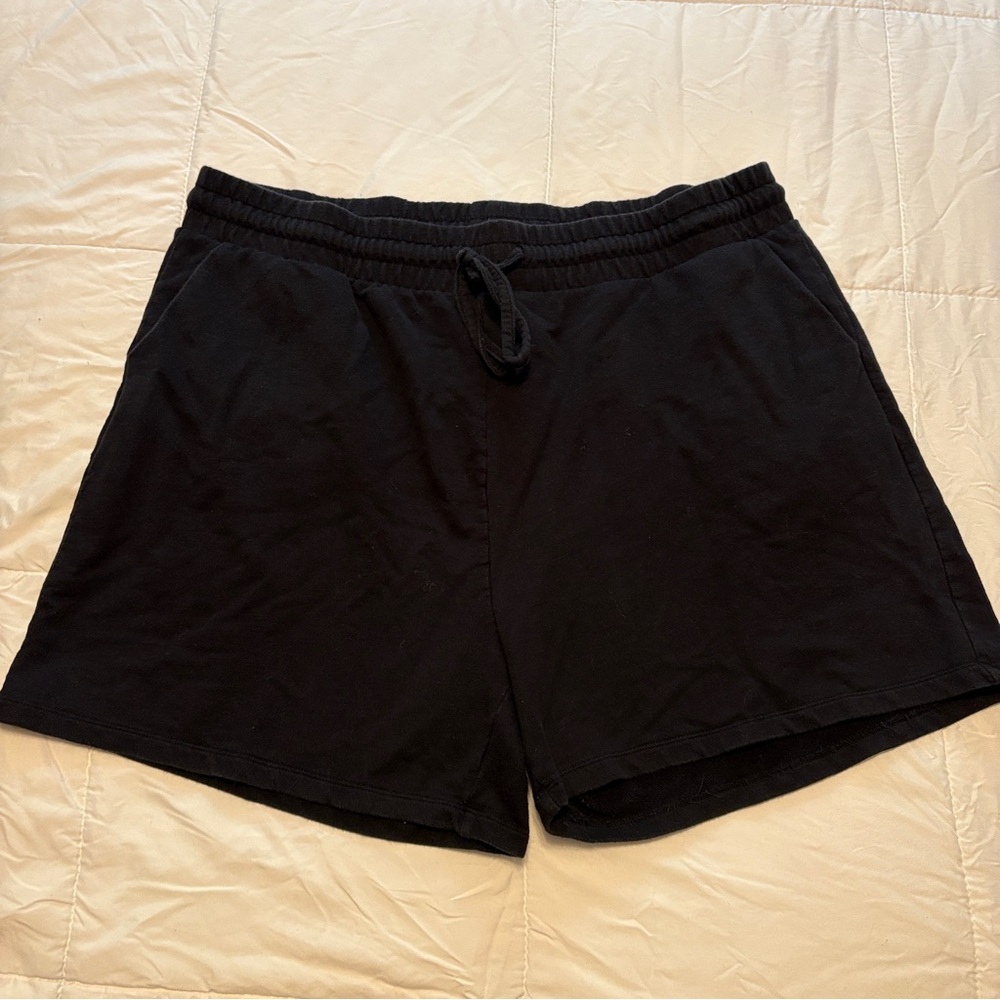 Zenana Black Shorts 3X